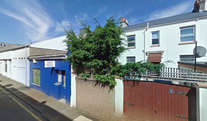 The Julien Morice Artisan Coiffeur salon on Apsley Road in St Helier, Jersey, seen from the street
